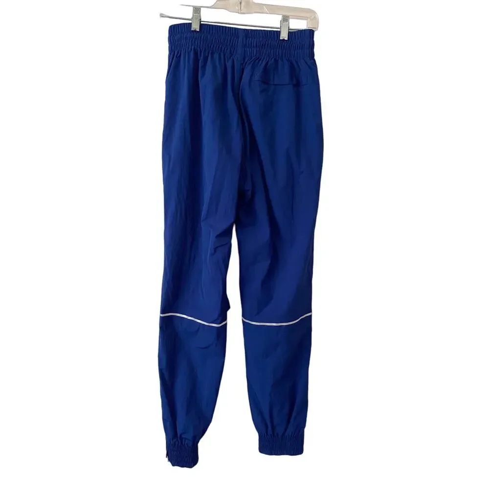 Adidas Equipment ADV 91-17 Blue Track Pants Stretchy Waistband Small Athleisure